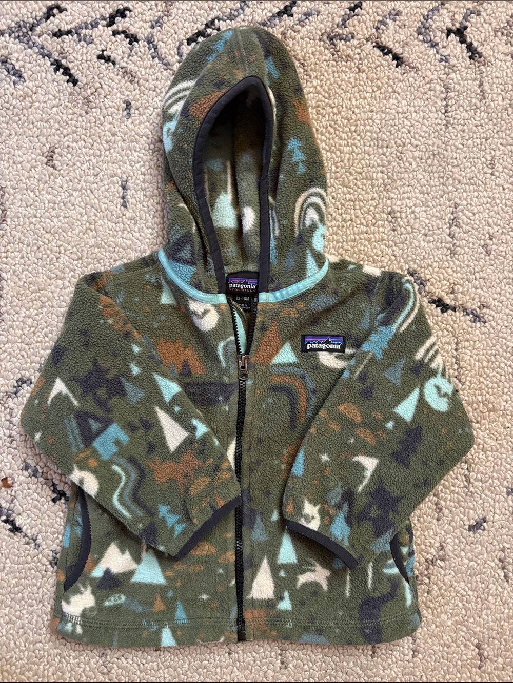 Patagonia fleece jacket 12-18m